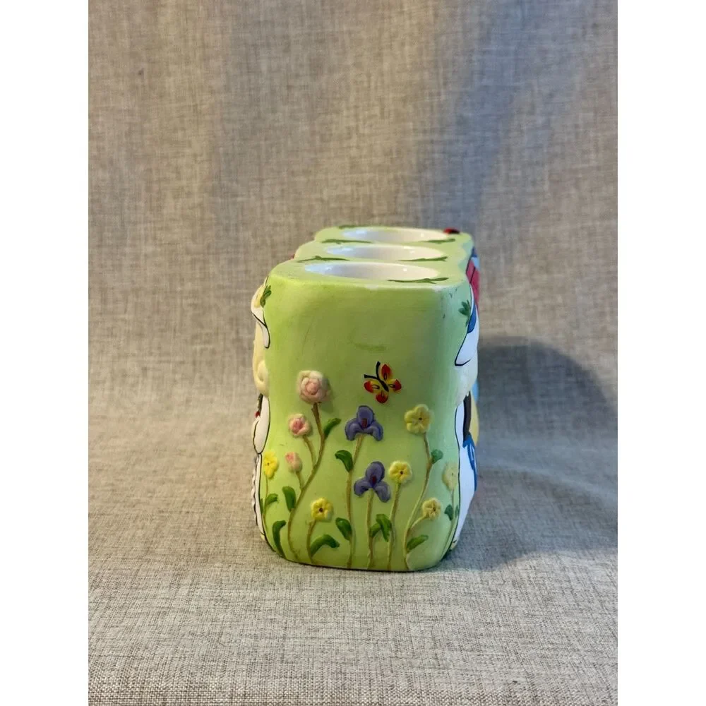 PartyLite Garden Gals Multi Tealight Candle Holder NEW IN BOX, NO FLAWS - Picture 9 of 9